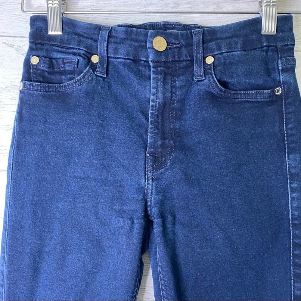 7 for all mankind mid rise skinny ankle jeans - Picture 2 of 6